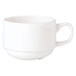 materiel chr pro Tasses  200ml slimline empilables Steelite Simplicity White - Lot de 36