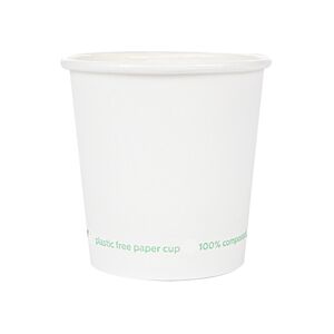 COVR Gobelets carton sans plastique 10-12cl - 4oz (108 000 unités - 1 palette)