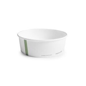 Bols Alimentaires en Carton Double PLA Serie 185 - Lot de 300 - Vegware - l- L- P- h- Carton Double PLA