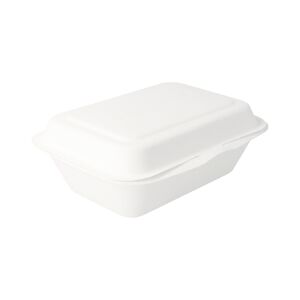 García de Pou 1000 Unités - Coquilles 'Bionic' 600 Ml 13,6X18,2X6,4 Cm Blanc Bagasse - Garcia de Pou