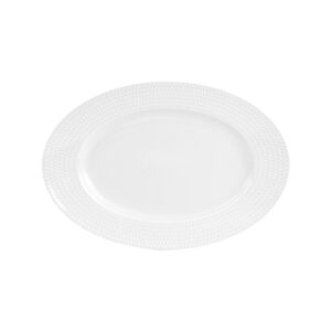 TABLE PASSION Plat ovale Nymphéa 35 cm - Blanc Ovale Porcelaine Table Passion 35x24 cm