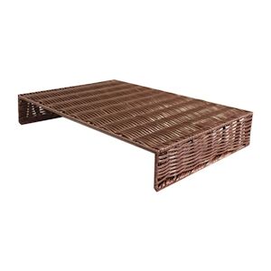 PROLINEA faux fond polypropylene tresse chocolat pour carita 40x30x10 cm - carton de 4