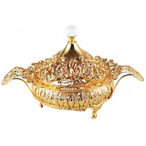 Bo Time compote de table / Plateau de service de style oriental en acier plaque or - Or