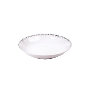 TABLE PASSION assiette creuse porcelaine rond Borealis blanc 20 cm x 6