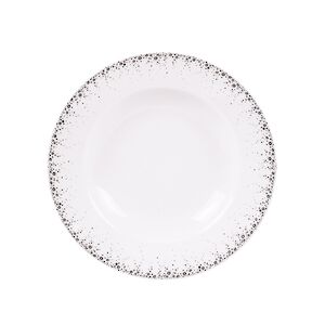 TABLE PASSION assiette creuse porcelaine rond Boréalis blanc 22 cm x 6