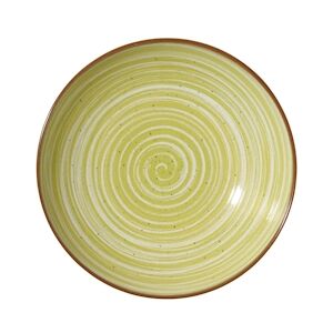 Metro Professional Assiette plate Madleen, grès, Ø 21 cm, vert, 6 pièces