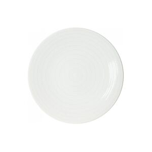 TABLE PASSION assiette grès rond Fiory blanc 27 cm x 6