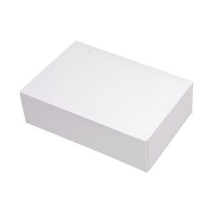 Firplast Boîte pâtissière carton blanche 170mm x 140mm x 60mm (x50)