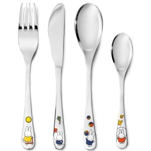 Zilverstad Coffret couverts colores Lapin Miffy (4 pieces)