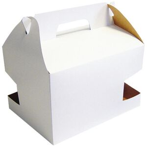 Firplast Boite de transport en carton blanche avec poignée x 140 Firplast