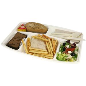 Firplast Plateau repas pulpe Grand format x 200 Firplast