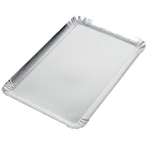 Firplast Plaque en carton couleur argent 10x16 cm x 50 Firplast