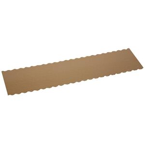 Semelle a gateau en carton or/noir 400mm x 100mm (x50) Firplast