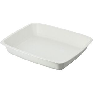 Firplast Barquette blanche GN en pulpe de canne à sucre 1/2 h52 x240 Firplast