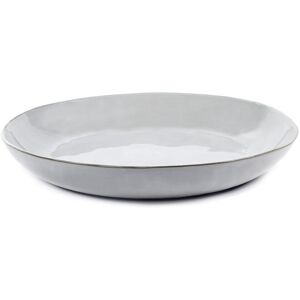 Assiette creuse en grès blanc XL - Serax