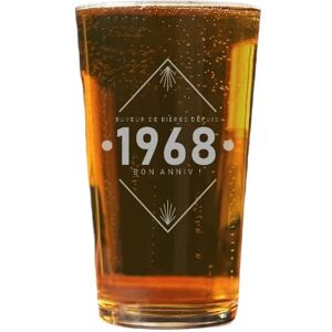 Cadeaux.com Verre a biere pinte annee annee 1968