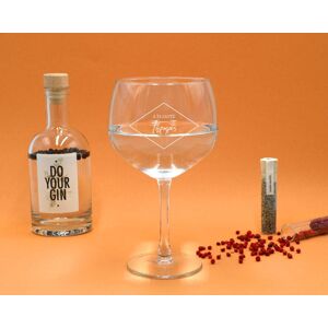 Cadeaux.com Kit de fabrication de gin avec un verre personnalise