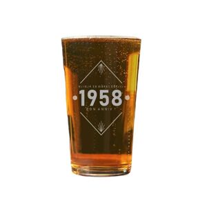 Cadeaux.com Verre a biere pinte annee annee 1958