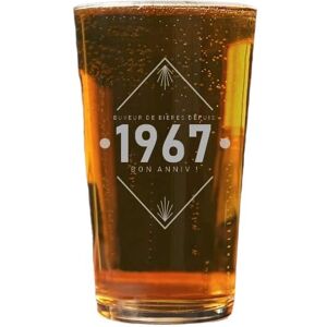 Cadeaux.com Verre a biere pinte annee annee 1967