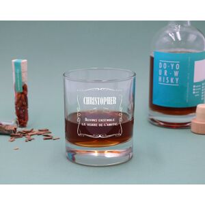 Cadeaux.com Kit de fabrication de whisky avec un verre personnalisé