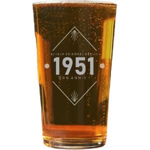 Cadeaux.com Verre a biere pinte annee annee 1951