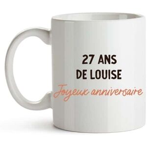 Cadeaux.com Mug avec message personnalise femme 27 ans