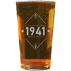 Cadeaux.com Verre a biere pinte annee annee 1941