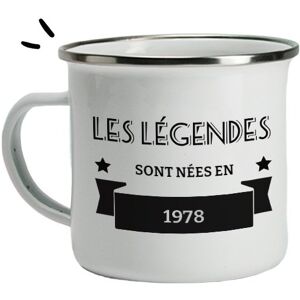 Cadeaux.com Mug emaille legendes annee 1978