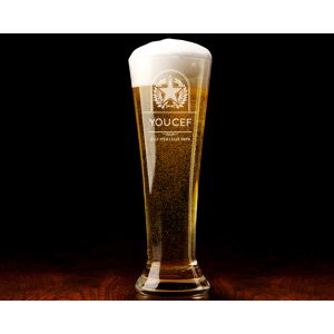 Cadeaux.com Verre a biere personnalise anniversaire - Prenom et message