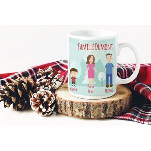 Cadeaux.com Mug Noel personnalise - Family Circus