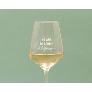 Cadeaux.com Verre à vin avec message femme 49 ans