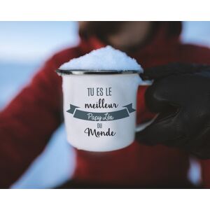 Cadeaux.com Mug emaille personnalise homme - Meilleur du monde