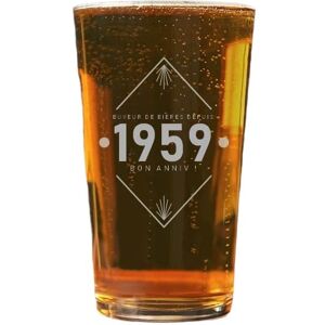 Cadeaux.com Verre a biere pinte annee annee 1959