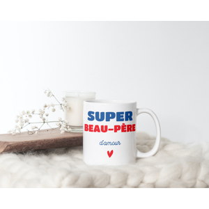 Cadeaux.com Mug personnalise - Super Beau-Pere