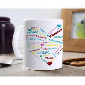 Cadeaux.com Mug personnalise prenoms - Coeur Couple