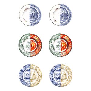 SELETTI set de 6 assiettes bols de soupe HYBRID