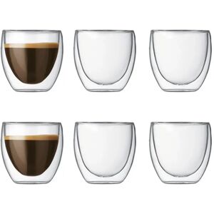 Bodum Lot 6 verres Pavina double paroi 0,08 L - Publicité