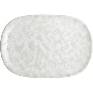 Assiette Modus Marble 17,5x26 cm Blanc