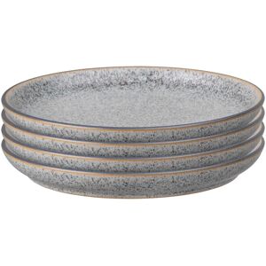 Assiette Studio Grey 21cm Lot de 4 Granite