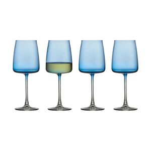 Verre à vin blanc Zero 43 cl, lot de 4 Blue