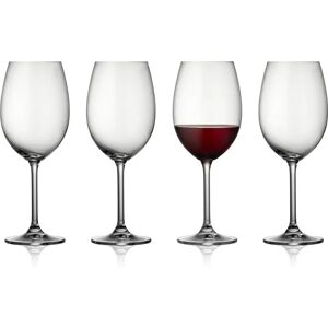 Verre à vin rouge Clarity 45 cl, lot de 4 Clear