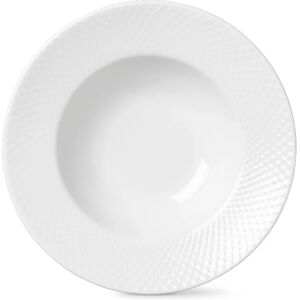 Assiette creuse Rhombe, blanc Ø 24,5cm