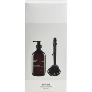 Coffret cadeau Meraki - liquide vaisselle et brosse à vaisselle Herbal nest