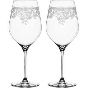 Arabesque Bordeaux Verre à vin rouge 81 cl Lot de 2 Transparent