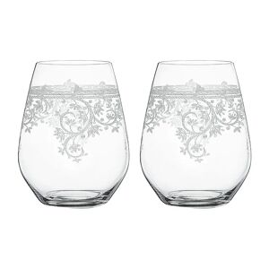 Arabesque tumblerVerre 46 cl Lot de 2 Transparent