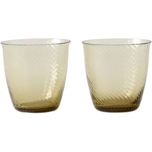 Verre à eau Collect SC78, lot de 2 Ambre