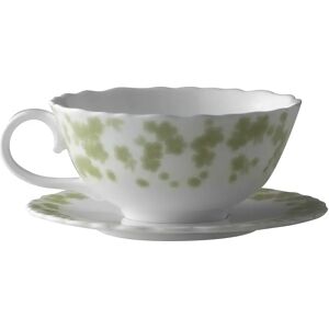 Tasse à thé et soucoupe Slåpeblom 30 cl Vert