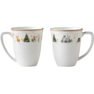 Tasse à vin chaud Julemorgen Lot de 2 Blanc-multi