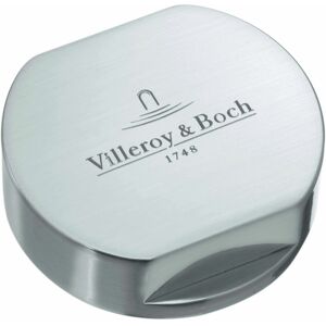 Villeroy und Boch Villeroy et Boch capuchon 94052505 anthracite, Inox solide, rond, pour poignée à double torsion