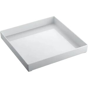 Gold Plast Plateau en plastique blanc carre 30x30cm